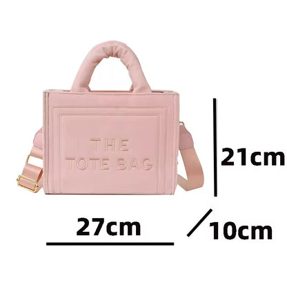 The Tote Bag Velour Crossbody Purse