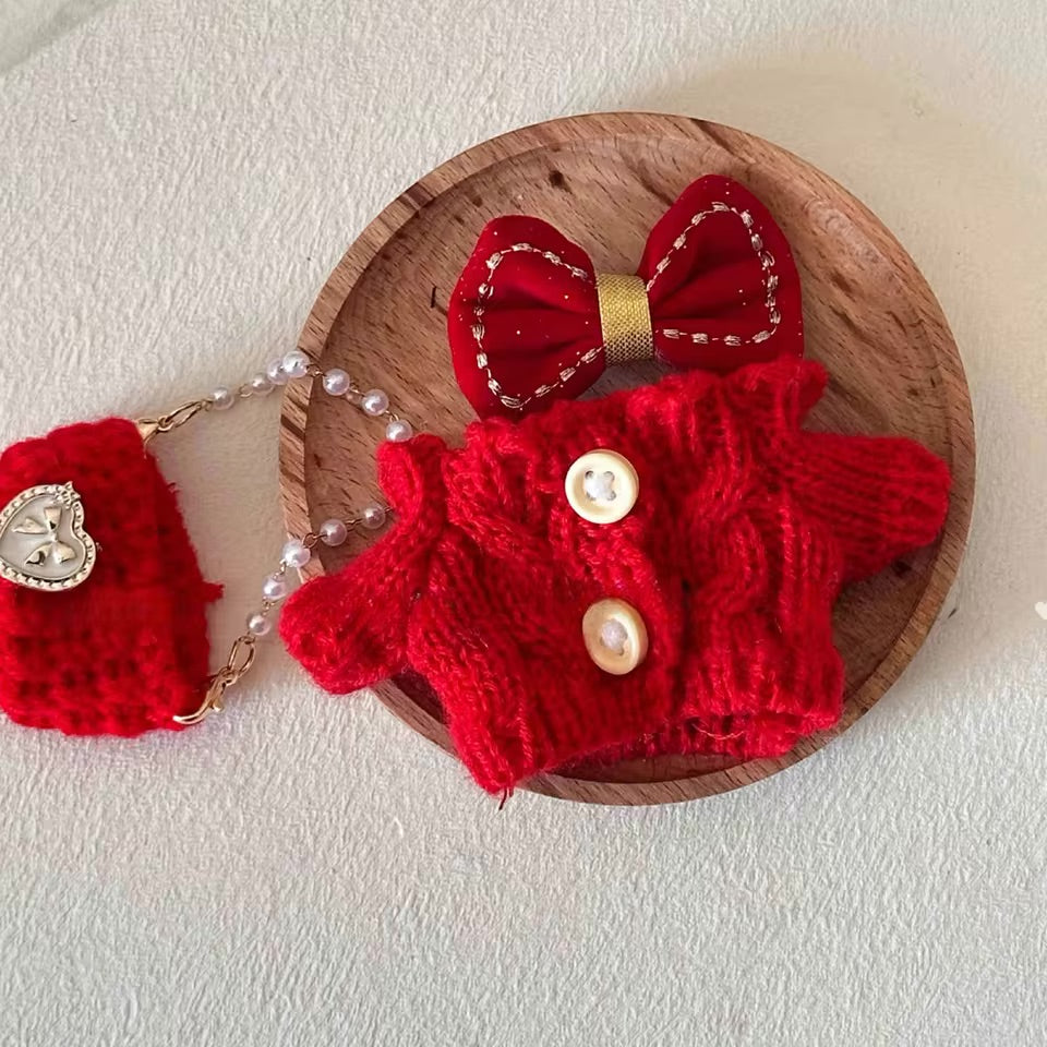 Labubu Clothes Outfits for Dolls with Accessories Cute Decoration