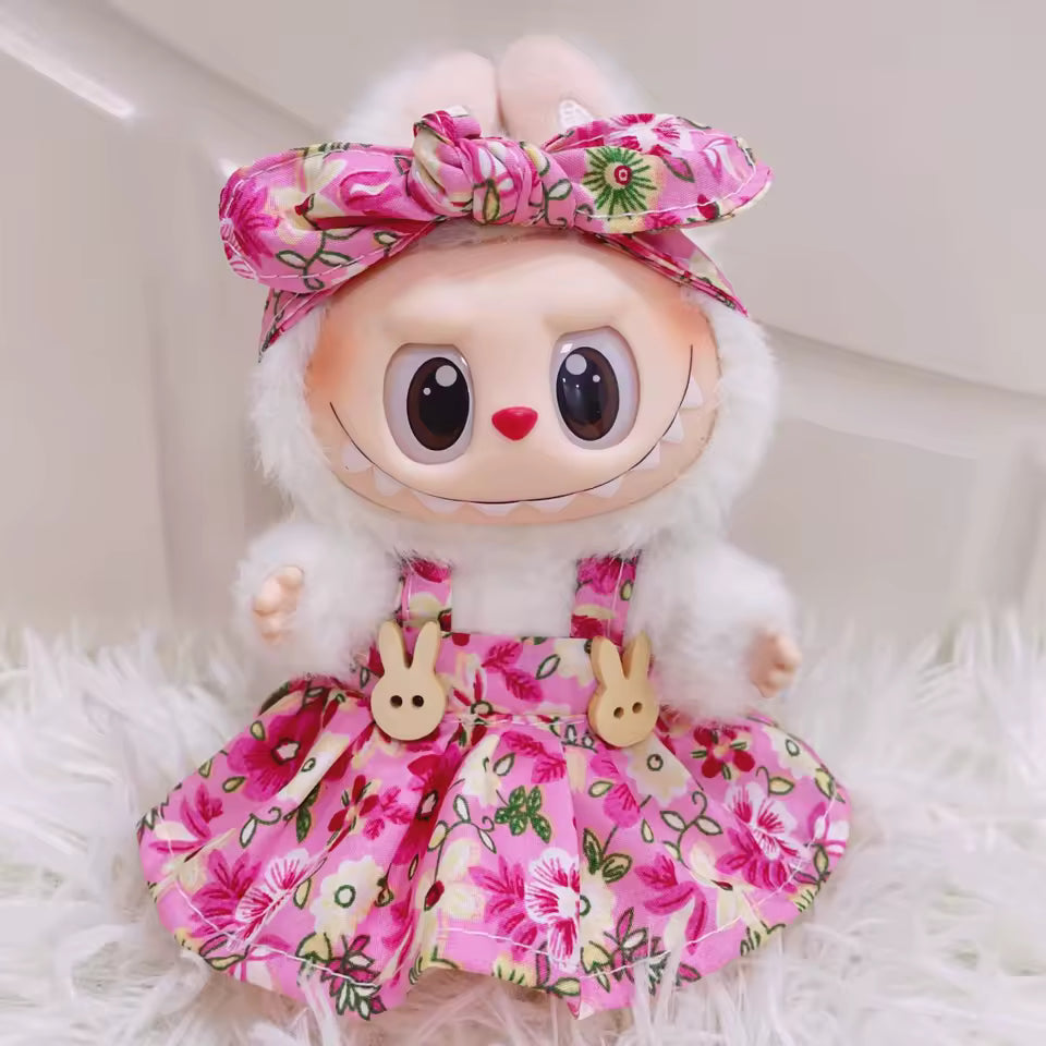 Labubu Doll Clothes Dresses Accessories Shoes