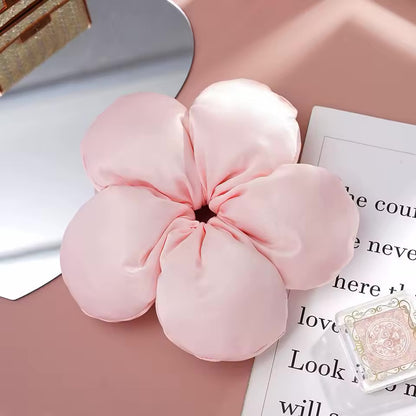 Flower Sponge Scrunchie Trending Hairstyle