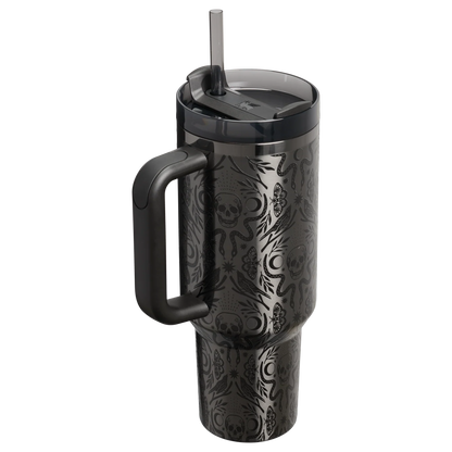 Stanley Halloween Quencher ® H2.0 FlowState™ Tumbler 40 OZ Deadly Damask