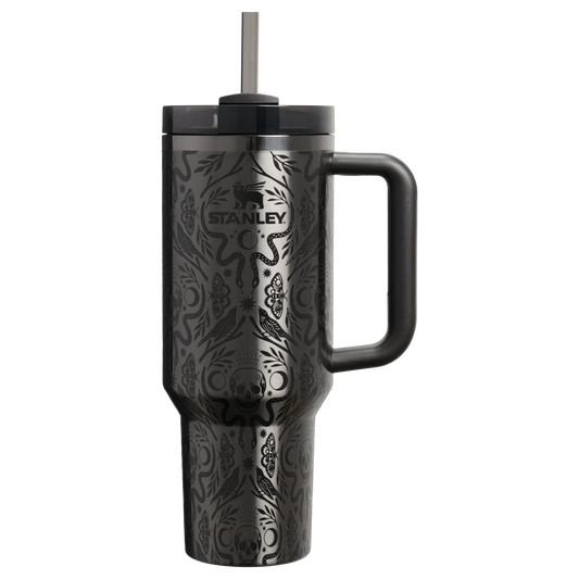 Stanley Halloween Quencher ® H2.0 FlowState™ Tumbler 40 OZ Deadly Damask