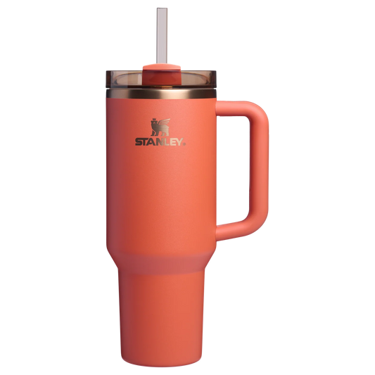 Stanley Cup Orange Pumpkin Spice The Quencher H2.0 Flowstate™ Tumbler | 40 OZ