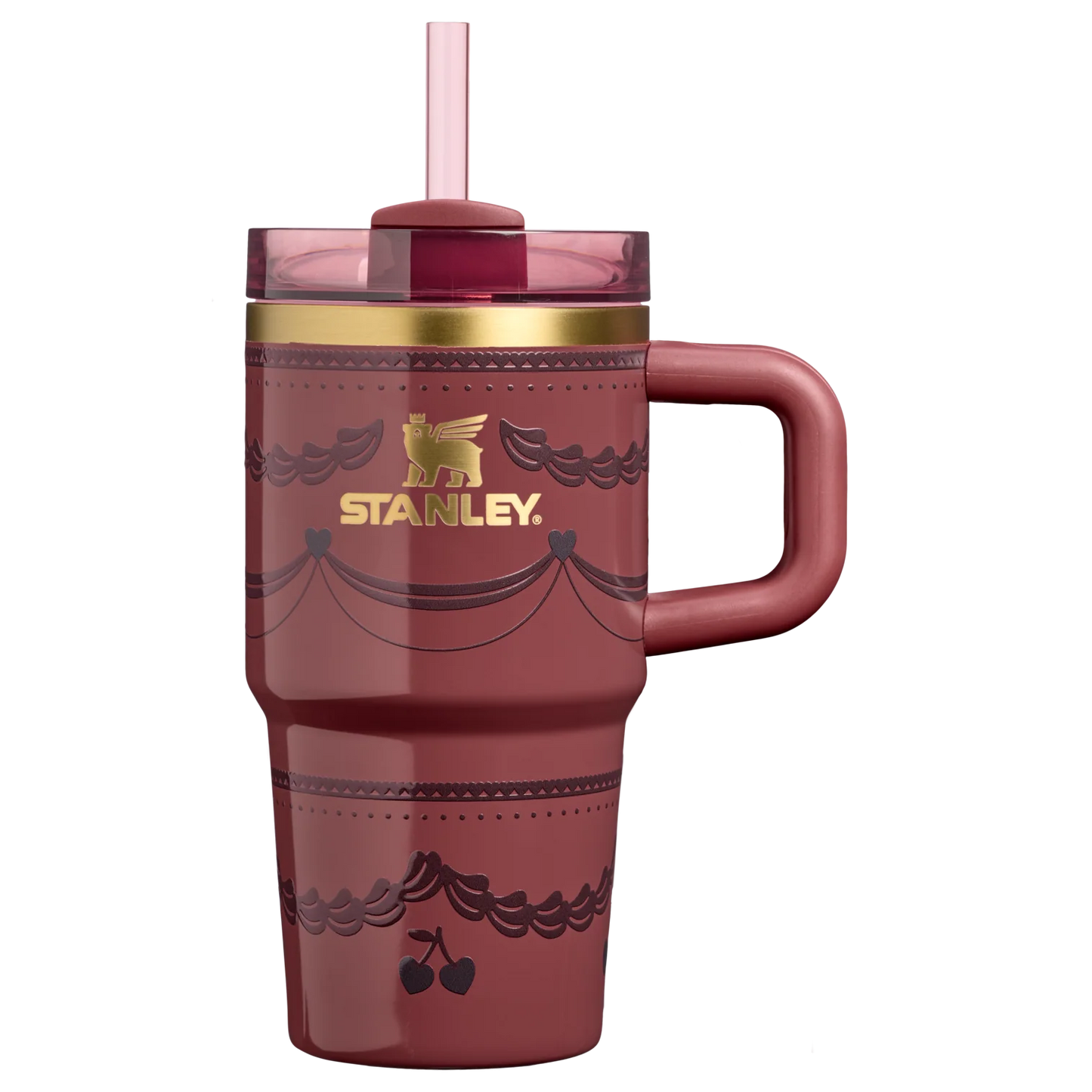 Stanley Valentine's Day 20 oz Stainless Steel H2.0 Flowstate Quencher Tumbler