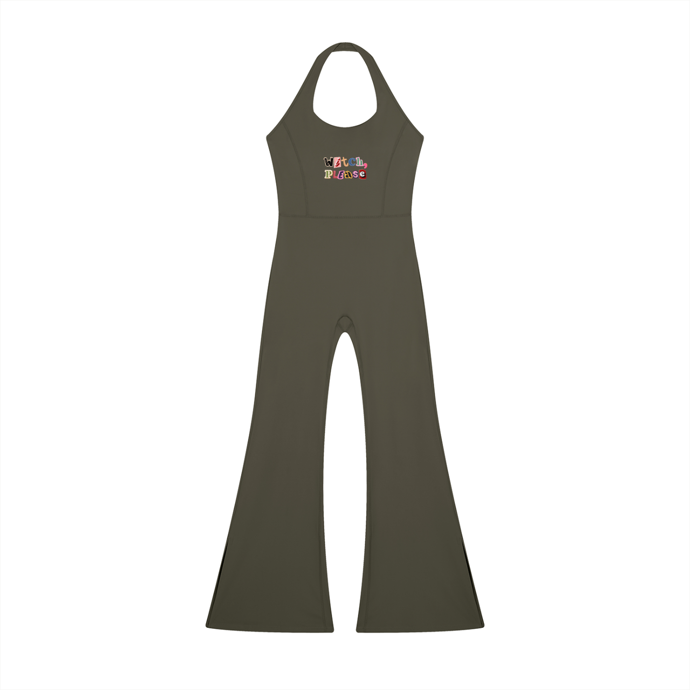 Witch Please Women’s Halter Flared Jumpsuit