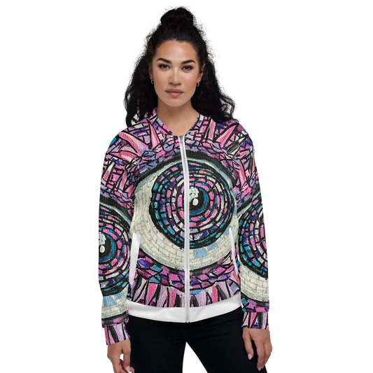 Mosaic Eye Art Unisex Bomber Jacket