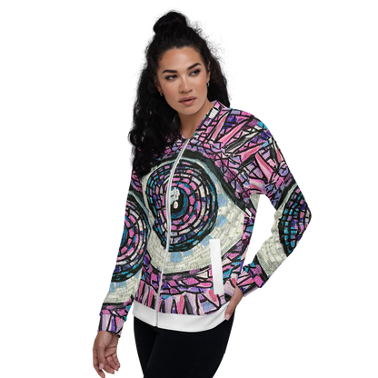 Mosaic Eye Art Unisex Bomber Jacket