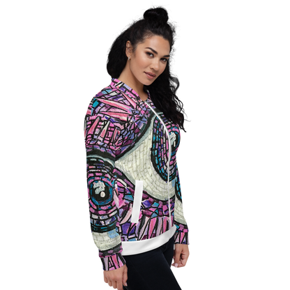 Mosaic Eye Art Unisex Bomber Jacket