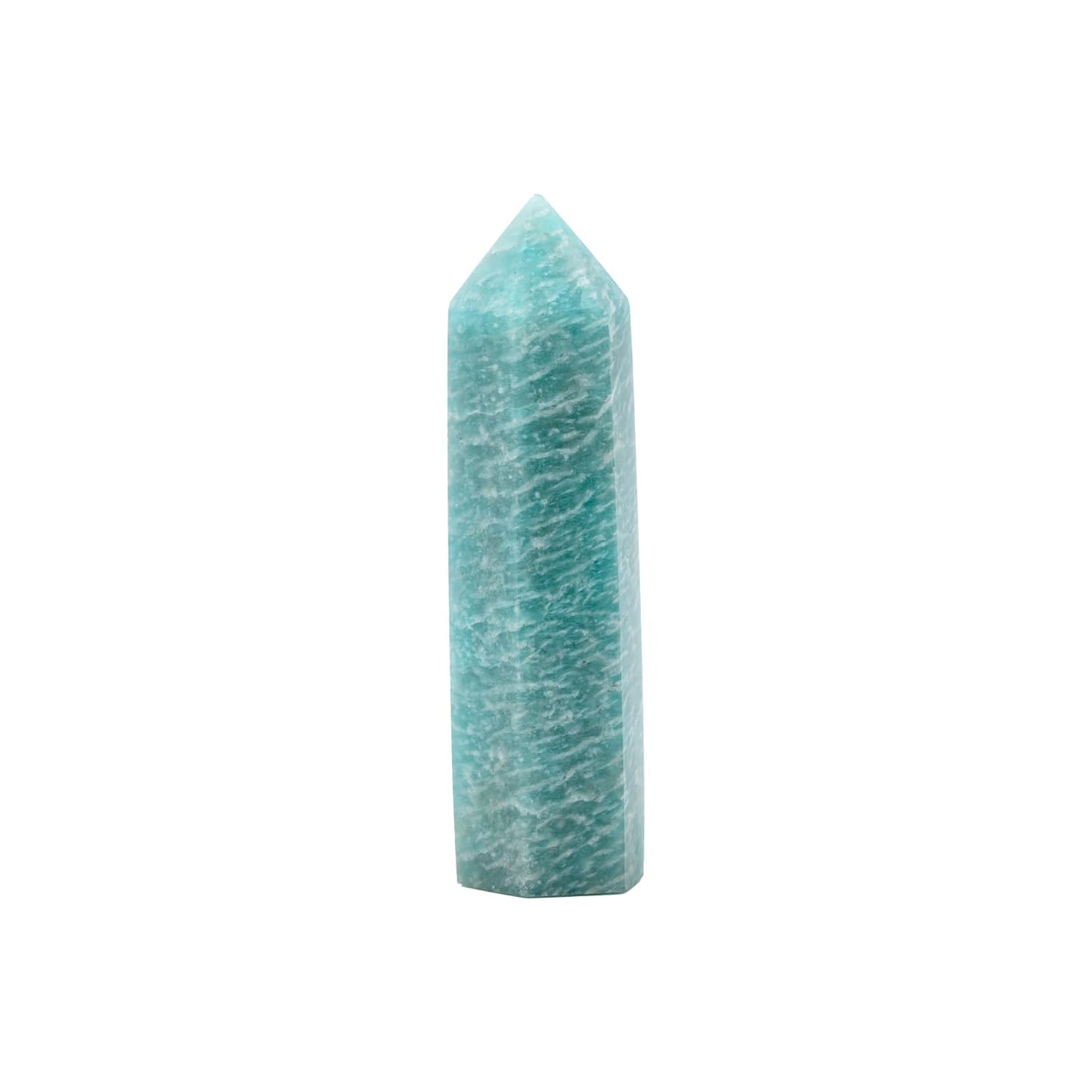 Angelstones Natural Smoky Quartz Gemstone Healing Crystal Hexagonal Pointed Reiki Chakra Faceted Prism Wand Carved Stone Figurine Home Decor - Canvas & Charms