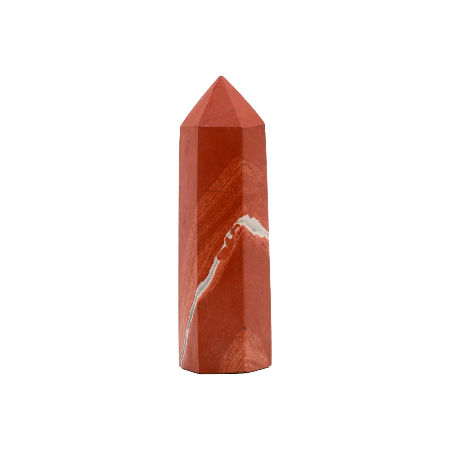 Angelstones Natural Smoky Quartz Gemstone Healing Crystal Hexagonal Pointed Reiki Chakra Faceted Prism Wand Carved Stone Figurine Home Decor - Canvas & Charms