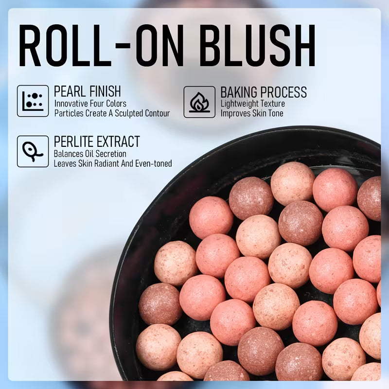 Meteorites Blush and Bronzer Roller Powder Pearls
