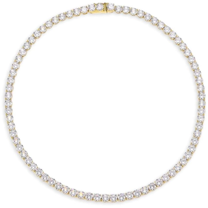 Karla Tennis Necklace White Diamonds 18K