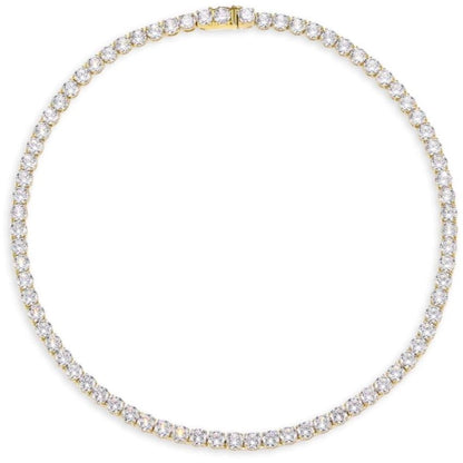 Karla Tennis Necklace White Diamonds 18K