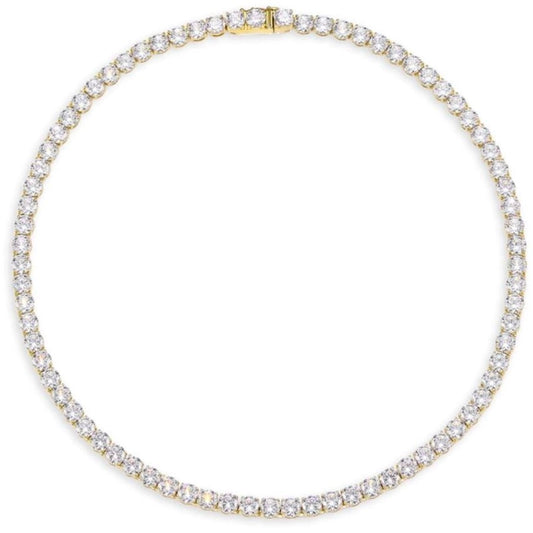 Karla Tennis Necklace White Diamonds 18K