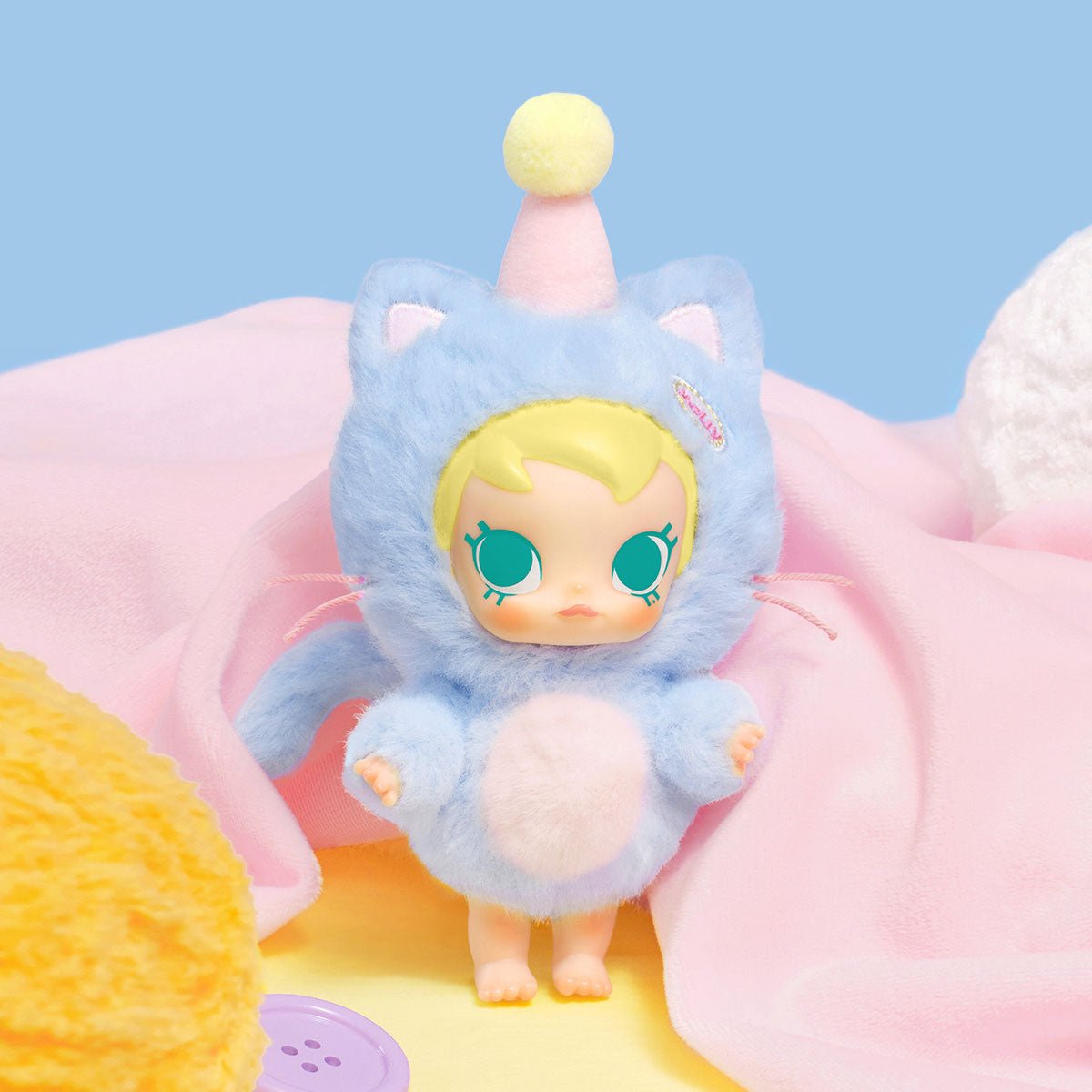 Baby Molly Pocket Friends Series Authentic Pop Mart Vinyl Plush Pendant Blind Box - Canvas & Charms