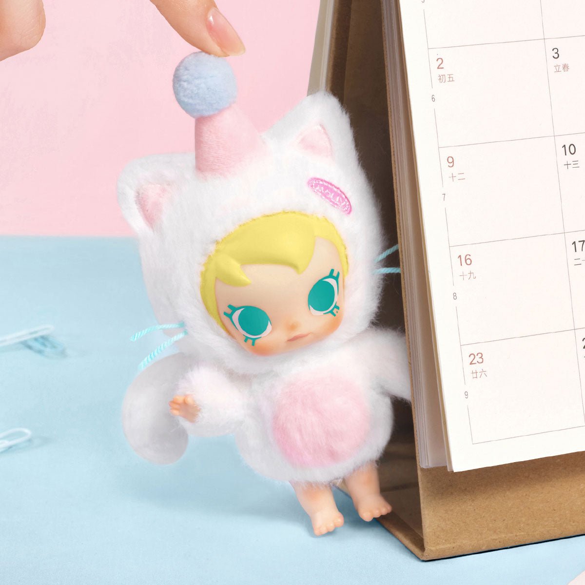 Baby Molly Pocket Friends Series Authentic Pop Mart Vinyl Plush Pendant Blind Box - Canvas & Charms