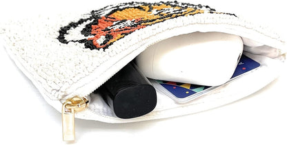Beaded Tiger Pouch - Canvas & Charms