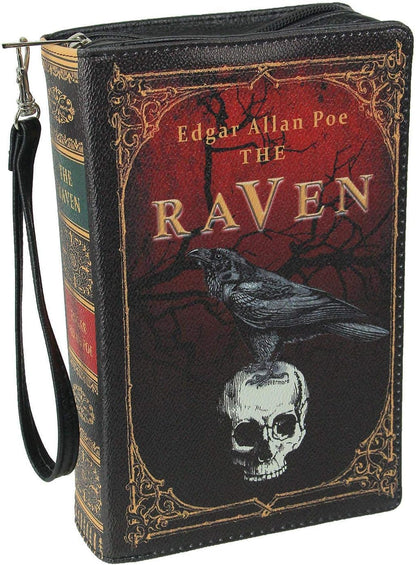 Beauty and the Beast Book Handbag Black Vinyl Novelty Clutch Purse Crossbody Bag - Canvas & Charms
