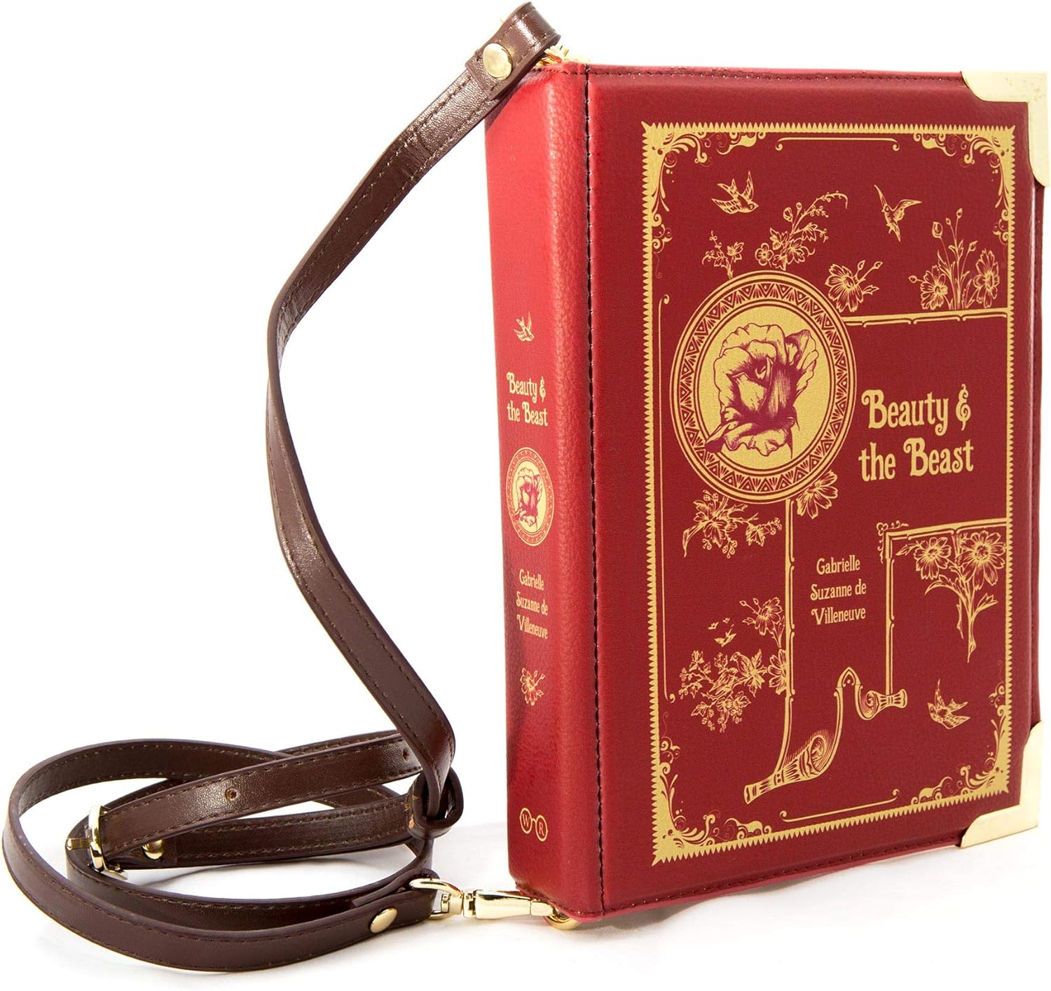 Beauty and the Beast Small Book Purse Literary Gift for Readers & Bookworms - Canvas & Charms