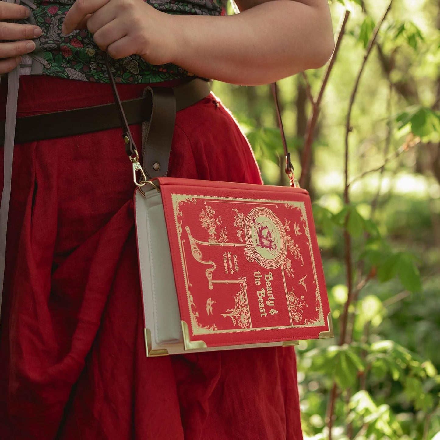 Beauty and the Beast Small Book Purse Literary Gift for Readers & Bookworms - Canvas & Charms