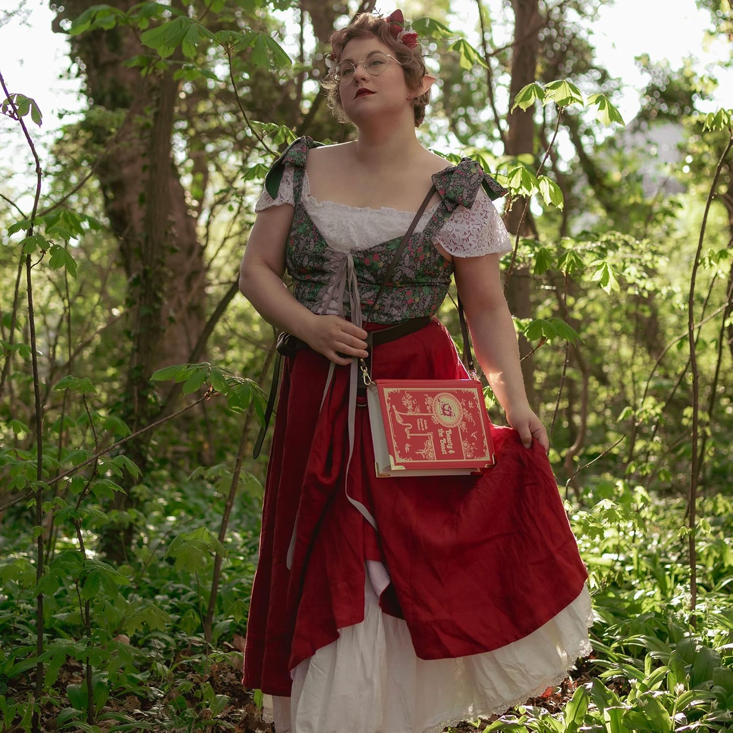 Beauty and the Beast Small Book Purse Literary Gift for Readers & Bookworms - Canvas & Charms