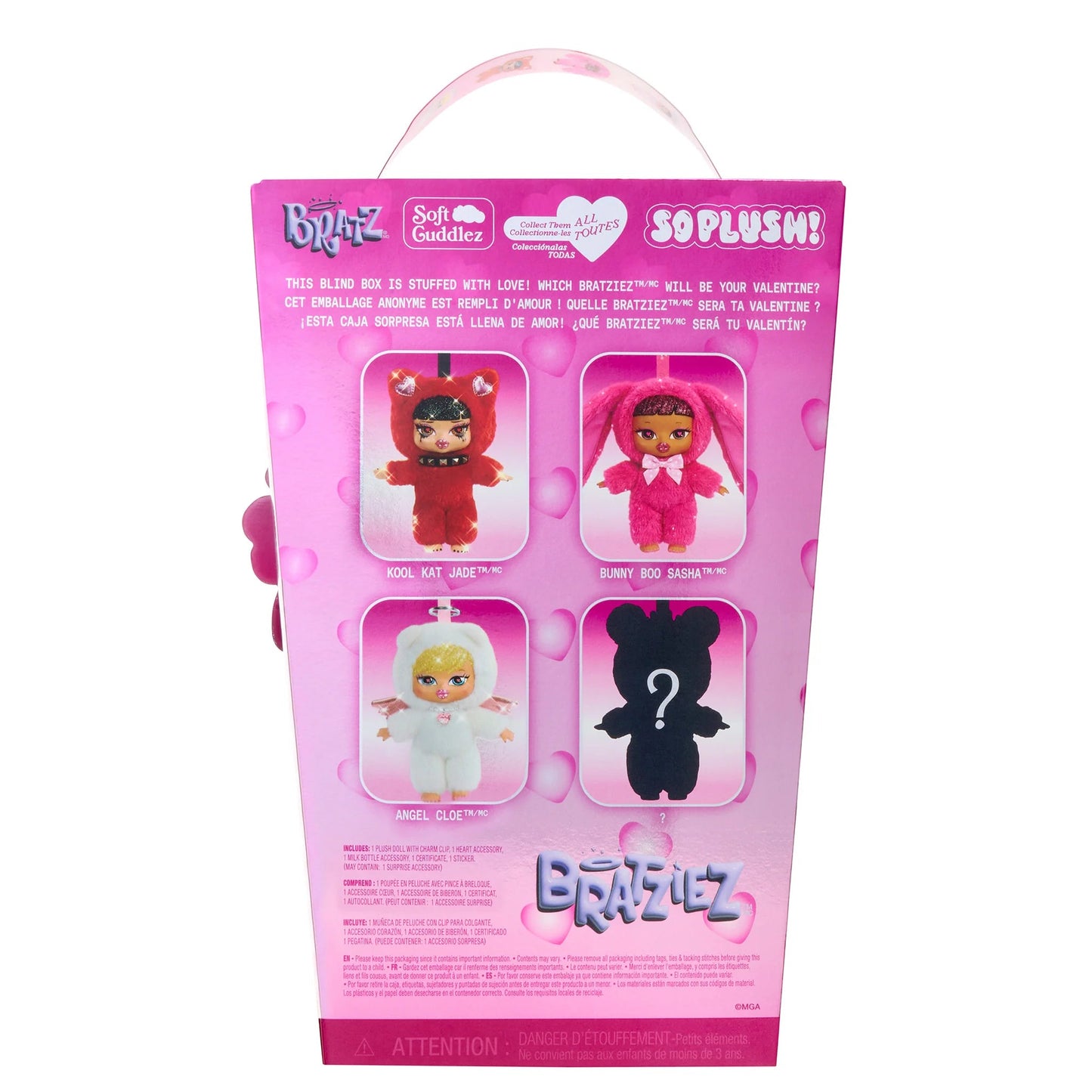 Bratz Bratziez Sweetheartz Seriez Plush Keychain Blind Box PREORDER - Canvas & Charms