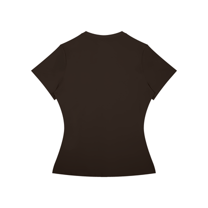 Funny Angry Barbie Doll Face Women’s Slim Fit Performance T-Shirt