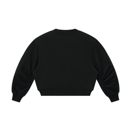 Witch Please Women’s Crop V-Neck Sweatshirt