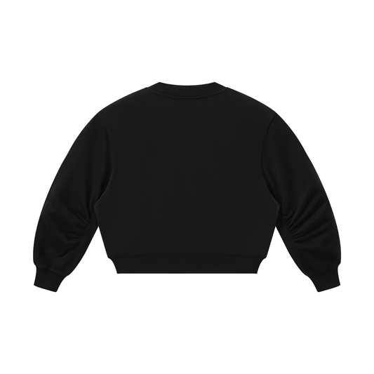 Witch Please Women’s Crop V-Neck Sweatshirt