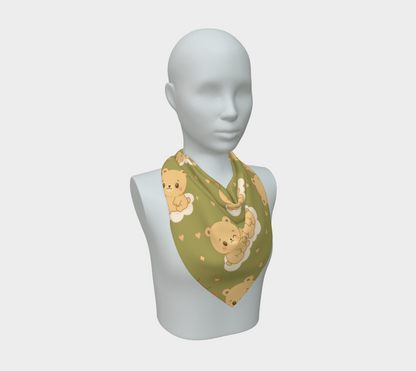 Gemini Zodiac Sign Cute Pattern Print Scarf All Sizes