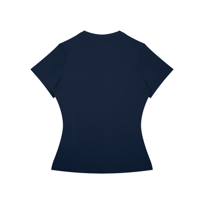Funny Angry Barbie Doll Face Women’s Slim Fit Performance T-Shirt