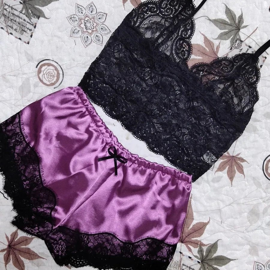 casual solid color sexy lingerie sets - Canvas & Charms