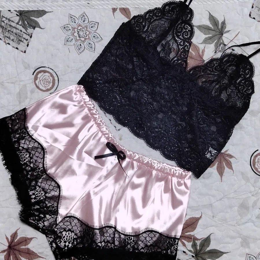 casual solid color sexy lingerie sets - Canvas & Charms