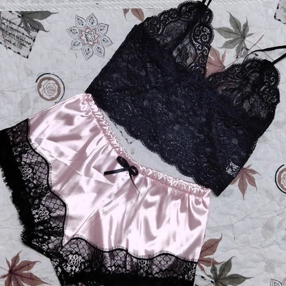 casual solid color sexy lingerie sets - Canvas & Charms