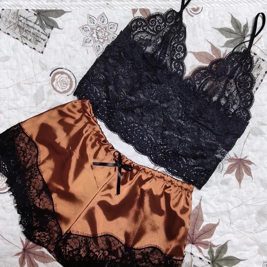 casual solid color sexy lingerie sets - Canvas & Charms