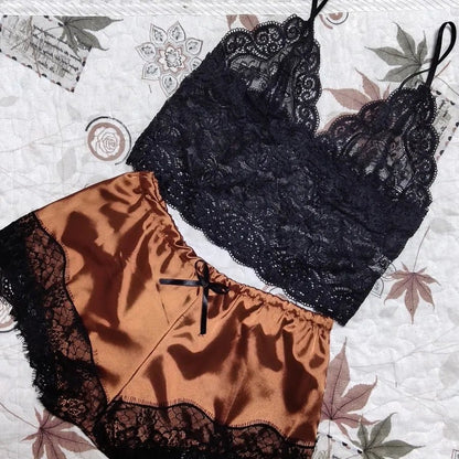 casual solid color sexy lingerie sets - Canvas & Charms