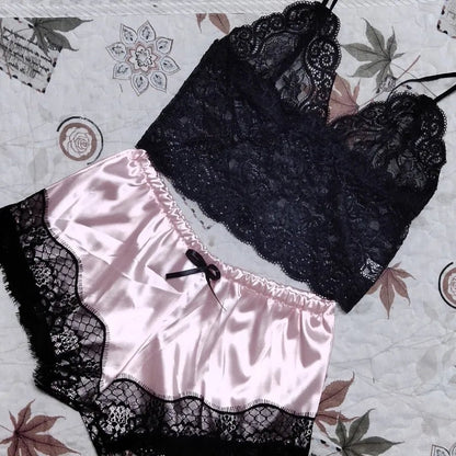 casual solid color sexy lingerie sets - Canvas & Charms