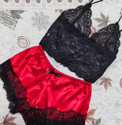casual solid color sexy lingerie sets - Canvas & Charms