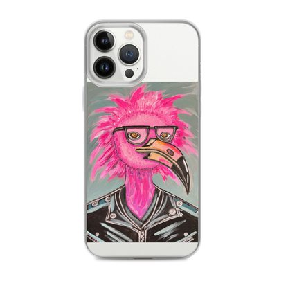 Punk Rock Flamingo Clear Case for iPhone®