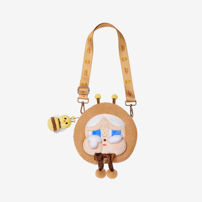 CRYBABY Crying Again Series Big Head Plush Bag (I'll Bring You a Flower) - Canvas & Charms