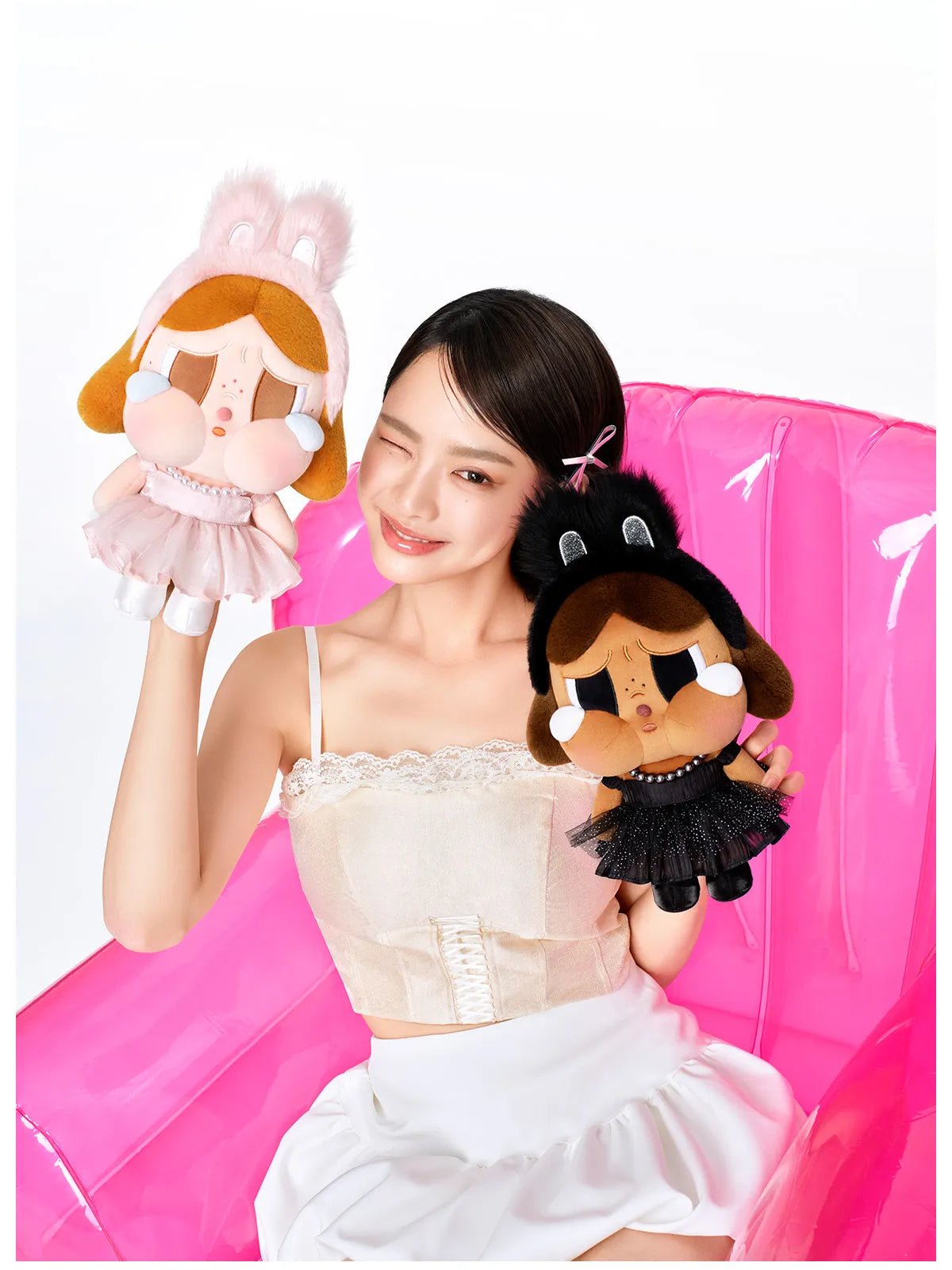 CRYBABY SHINY SHINY SERIES Plush Doll 13 Inches Collectible (Black) - Canvas & Charms