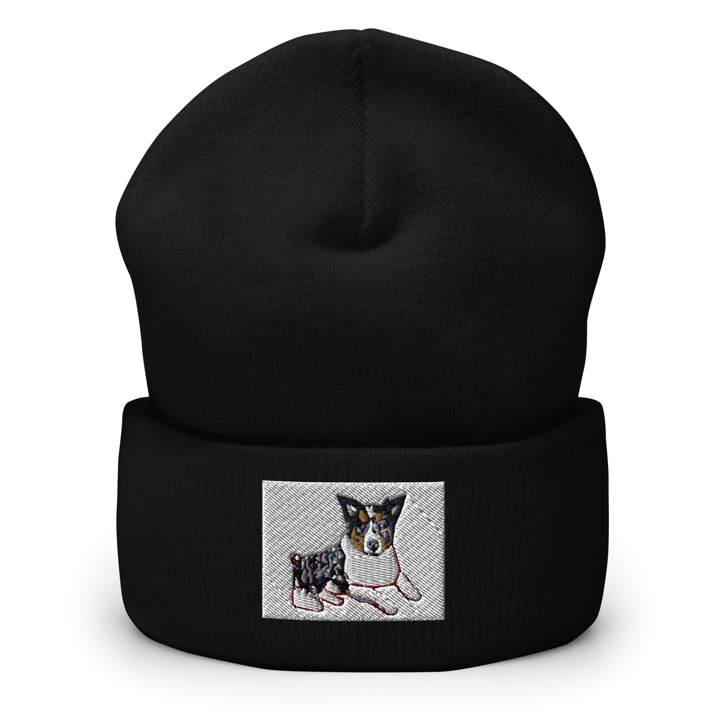 Dog Parent Gift Custom Pet Portrait Embroidery on Beanie Hat