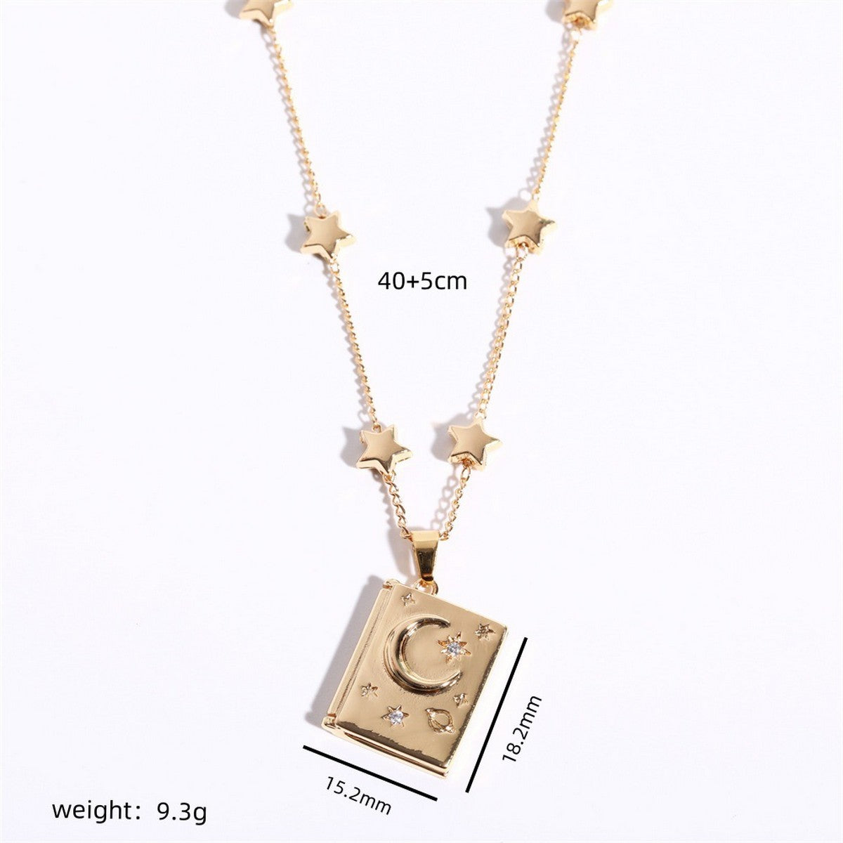 Soulmate Necklace Open & Close Book Cute Dainty Stainless Steel
