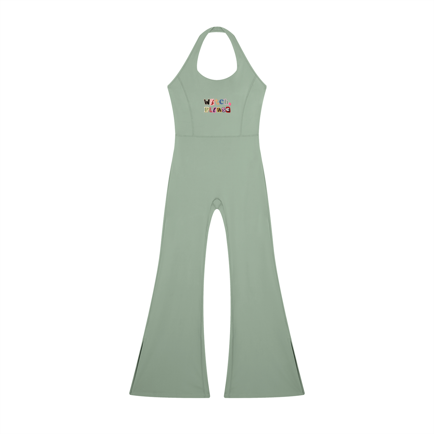 Witch Please Women’s Halter Flared Jumpsuit