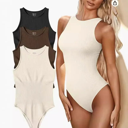 Explosions Summer Tight Jumpsuit Sleeveless Pit Strip Jumpsuit Triangle - Canvas & Charms
