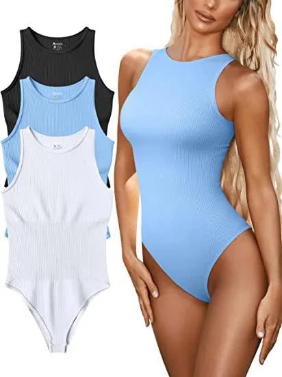 Explosions Summer Tight Jumpsuit Sleeveless Pit Strip Jumpsuit Triangle - Canvas & Charms