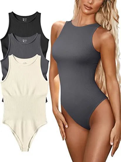 Explosions Summer Tight Jumpsuit Sleeveless Pit Strip Jumpsuit Triangle - Canvas & Charms