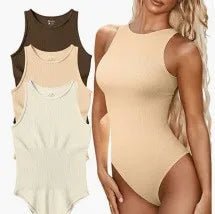Explosions Summer Tight Jumpsuit Sleeveless Pit Strip Jumpsuit Triangle - Canvas & Charms
