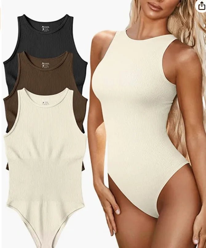 Explosions Summer Tight Jumpsuit Sleeveless Pit Strip Jumpsuit Triangle - Canvas & Charms