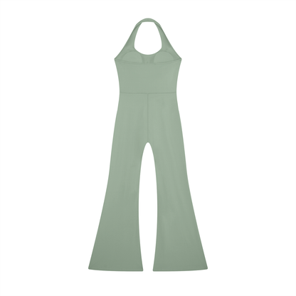 Witch Please Women’s Halter Flared Jumpsuit